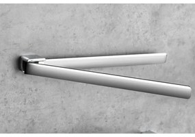 Gedy - Muro rotante asciugamano supporto PIRENEI 36 cm cromo lucido