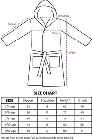 Accappatoio per bambini color crema in mussola 5-6 anni Muslin – Foutastic