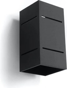 Applique da Parete Rettangolare BLOCCO G9 in Alluminio