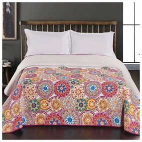 Copriletto reversibile in microfibra fucsia , 170 x 270 cm Bibi - DecoKing