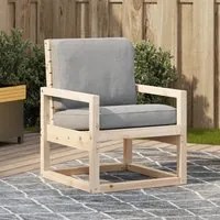 Sedia da Giardino 57,5x63x76 cm in Legno Massello di Pinocod mxl 90077