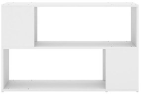 Libreria bianca 100x24x63 cm in legno multistrato