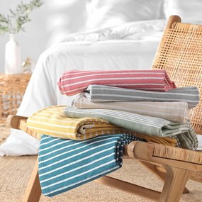 Copriletto giallo 220x240 cm Adele - douceur d'intérieur