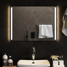 Specchio da Bagno con Luci LED 70x50 cm