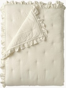 Copriletto trapuntato con volant Aimée