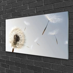 Quadro vetro Il soffiatore di fiori della natura 100x50 cm