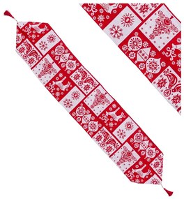 Runner da tavola con motivo natalizio 33x180 cm Figures - Casa Selección