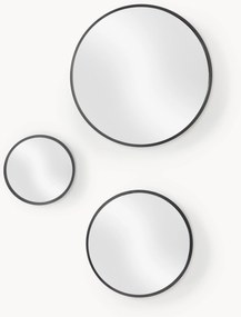 Set di 3 specchi rotondi da parete Ida