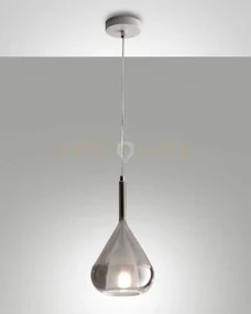 Lila sospensione 1 luce fume' attacco e27 d.20cm