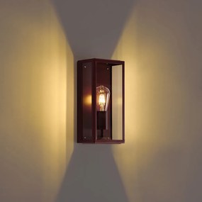 Lanterna da parete classica da esterno rossa IP44 - Rotterdam