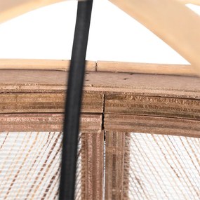 Lampada a sospensione orientale marrone 50 cm - Pascal