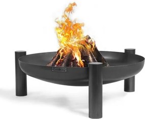 Braciere Da Giardino A Legna Artigianale In Acciaio Design Palma 80 Cm Cook King