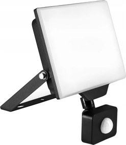 Proiettore da esterno LED con sensore, 50W, 230V, 4500K, IP65, nero