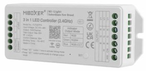 Ricevitore Controller RGB/RGBW/RGB+CCT 12/24V, Alta Potenza 20A, 4-Zone, Sinc. Aut., Push Dim. Controller  RGB + RGBW+ RGBCCT