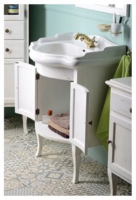 Lavabo bianco in ceramica 69x52 cm Retro – Sapho