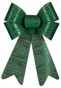 Fiocco Decorazione Natalizia 15 x 25 cm Verde PVC