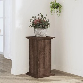 Supporto Per Piante Rovere Marrone 33x33x60cm Legno Multistrato /