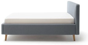 Letto singolo imbottito blu polveroso rete non inclusa 120x200 cm Mattis – Meise Möbel