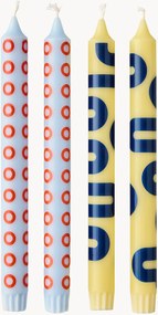 Set di 4 candele Happy