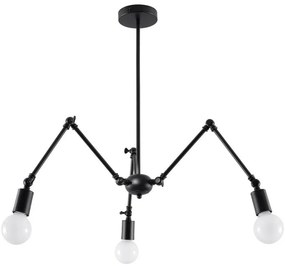 Lampadario a sospensione STARK 3xE27/60W/230V