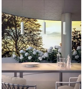 Redo 90513 - Lampada LED a sospensione da esterno KLOU LED/9W/230V IP54 bianco