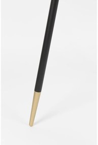 Tavolo da pranzo rotondo con piano in noce ø 91 cm Denise - White Label