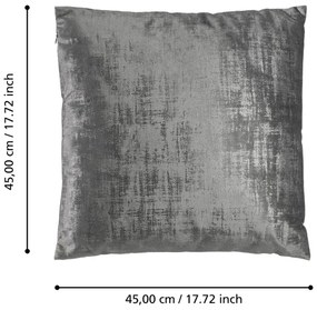 Eglo 420074 - Cuscino decorativo SINGU 45x45 cm grigio