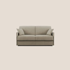 Evans Divano letto in morbido tessuto impermeabile T02 beige