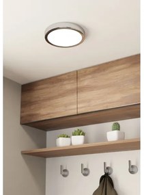 Eglo 900641 - Plafoniera da bagno a LED FUEVA LED/17W/230V IP44, finitura cromata