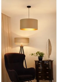 Brilagi - Lampadario OREGON ROLLER VEGE 1xE27/15W/230V Ø 45 cm beige