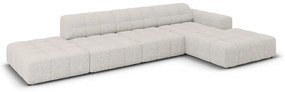 Divano angolare grigio chiaro (angolo destro) Chicago - Cosmopolitan Design
