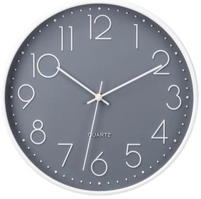 Orologio da parete 1xAA 29 cm grigio/bianco