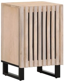 Mobile Da Bagno 38x34x58 Cm İn Legno Massello Di Mango /