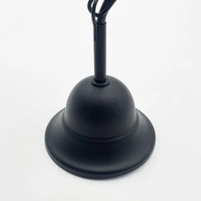 Lampadario a catena ANTON 3xE14/15W/230V nero