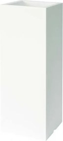 Vaso Kube EURO3PLAST in polietilene bianco H 70 x L 25 cm