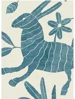 Lewis & Wood Carta da parati Otomi - Bluebird