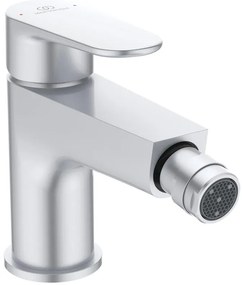 Rubinetto per bidet getto aerato Cerafine O IDEAL STANDARD silver spazzolato con piletta
