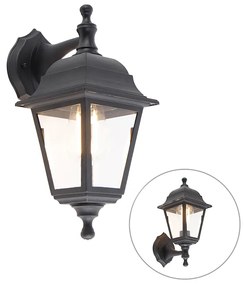 Lampada da parete per esterni classica nera IP44 - Capital