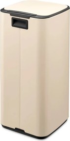 Cestino per la spazzatura beige in acciaio con pedale 30 l Bo – Brabantia