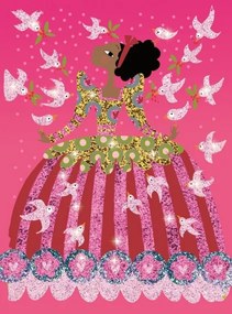 Gioco d'arte - vestito magico scintillante