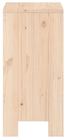 Sgabelli da bar 2 pz 40x36x75 cm in legno massello di pino