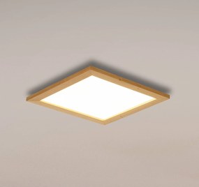 Pannello LED Aurinor Quitani, Legno chiaro, Soggiorno / Sala da pranzo, Legno, Moderno, Plafoniera LED