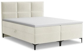 Letto boxspring beige con contenitore 180x200 cm Pakalana – Makamii