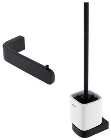 NIMCO NKC set-94KN-90 - Scopino a parete e porta carta igienica NIKAU