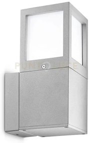 Ges340-  applique per esterni 1 luce attacco e27 ip54 grigio alluminio