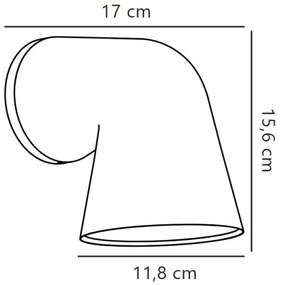 Nordlux - Applique da esterno FRONT 1xGU10/28W/230V IP44 bianco