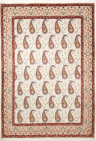 Isfahan Tappeto persiano 150 x 210 Beige (Iran) Annodato A Mano