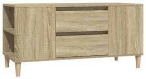 Mobile porta tv rovere sonoma 102x44,5x50 cm legno multistrato