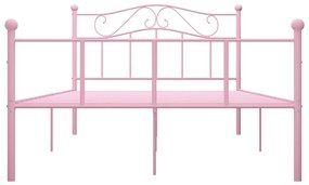 Giroletto rosa in metallo 160x200 cm