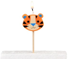 Set di 6 candele per torta Ziggy The Tiger - Rex London